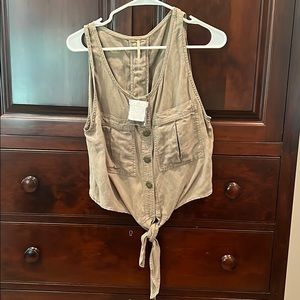 Free People Button up top